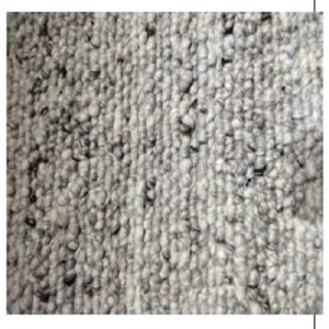 Alfombra 240x1x300 Lana Tejida a Mano -- Gris
