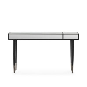 Consola 140x40x80 Madera Mdf/Espejo -- Negro