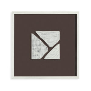 CUADRO 60x4x60 MADERA BLANCO