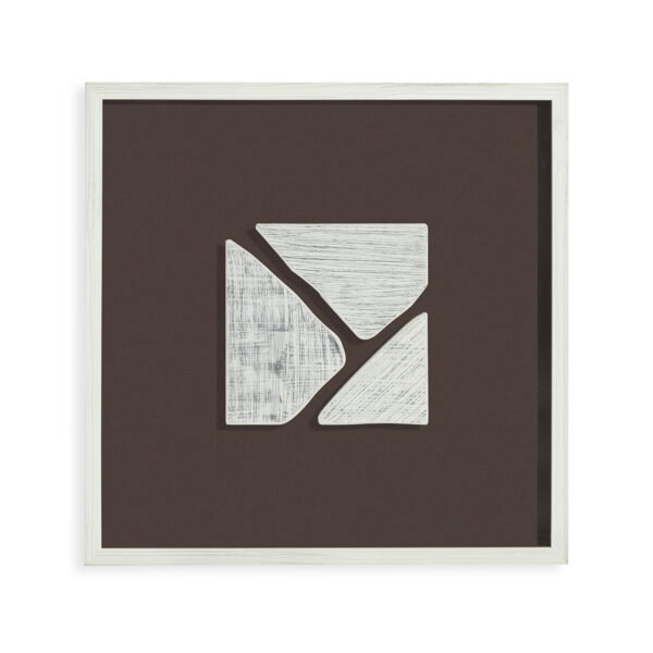 CUADRO 60x4x60 MADERA BLANCO