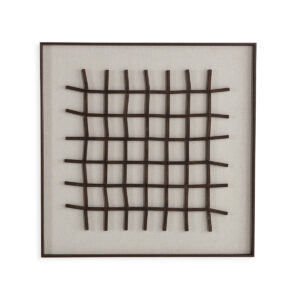 CUADRO 80x4x80 MADERA MARRON