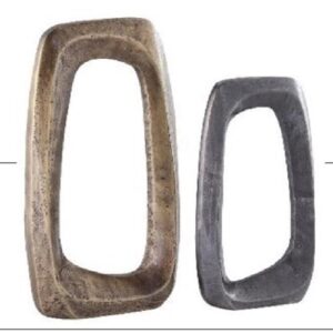 Figura 21x7x40 Metal -- Plomo Envejecido