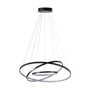 LAMPARA DE TECHO 70x70x150 ACERO INOX NEGRO MATE/ACRILICO