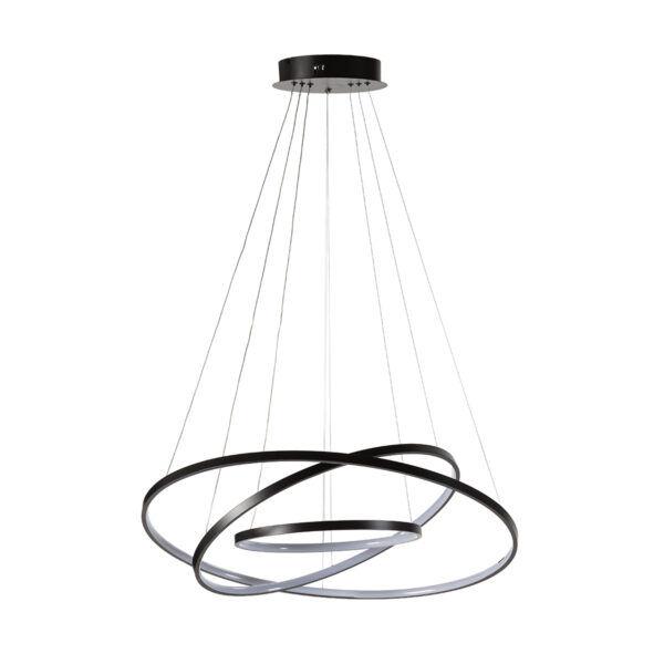 LAMPARA DE TECHO 70x70x150 ACERO INOX NEGRO MATE/ACRILICO