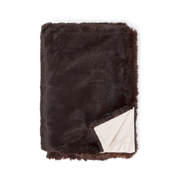 Manta 180x200 Tela -- Marrón Oscuro