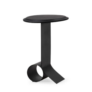 Mesa Auxiliar 40x40x55 Metal -- Plomo