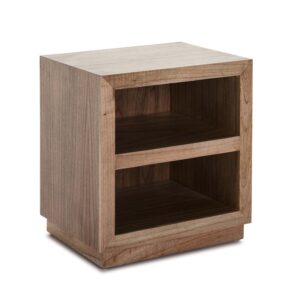 Mesita de noche 50x40x55 Madera Natural velado