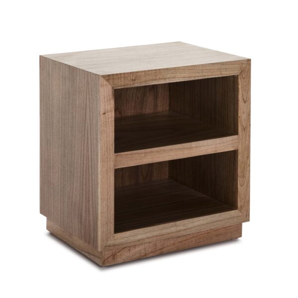 Mesita de noche 50x40x55 Madera Natural velado