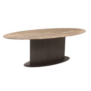 Mesa de comedor Russo marrón ovalada 235