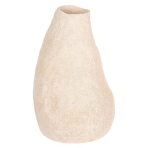 Florero Ceramica Beige 19x19x31 Cm