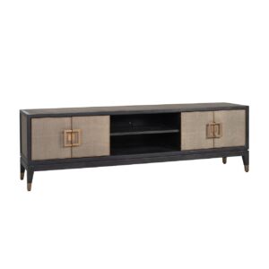 Mueble de televisión Bloomville de latón shagreen