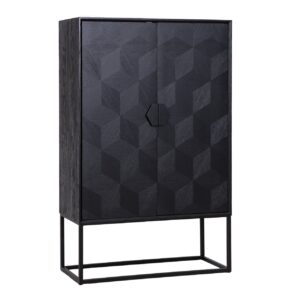 Storage cabinet Blax black Opbergkast