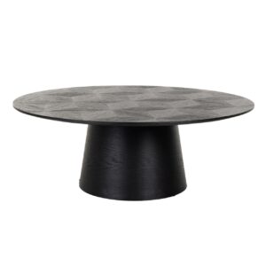 Mesa de café Blax negra 110Ø