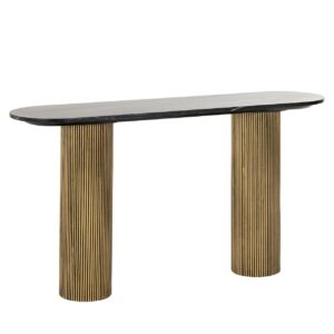 Consola Dayton negra/dorada