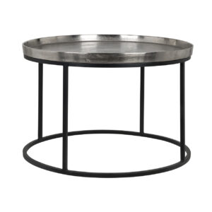 Mesa de café Lyam plata 70Ø