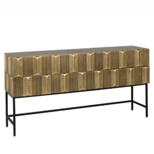 Sideboard Jaxx negro/dorado