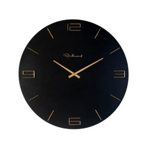 Clock Byram black/gold Klok