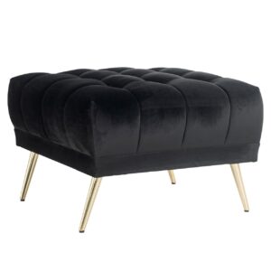 Pouffe & Footstool Huxley terciopelo antracita