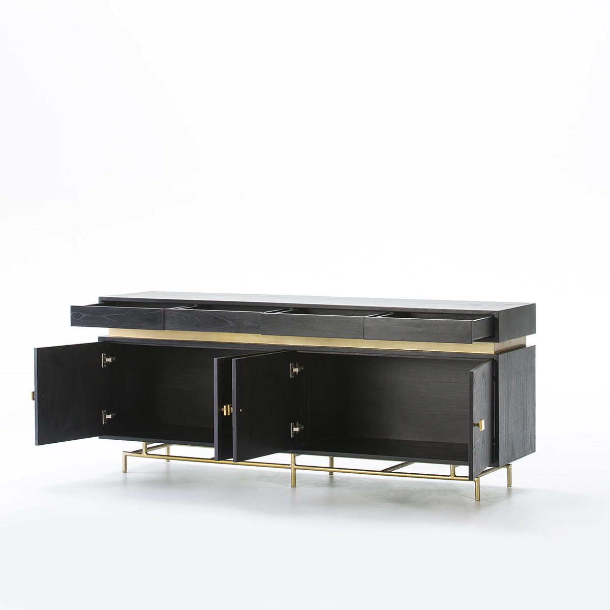 aparador-180x45x75-madera-negro-metal-oro-2