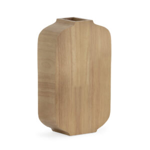 Jarrón 18x8x30 Madera Mdf -- Natural