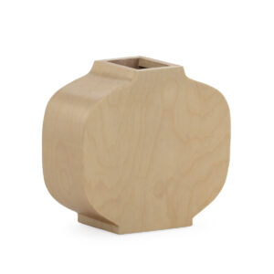 Jarrón 20x8x18 Madera Mdf -- Natural