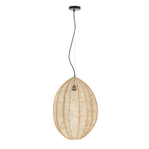 Lámpara de Techo 40x40x69/200 Rafia -- Natural