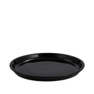 Plato 45x45x5 Gres -- Negro