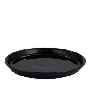 Plato 50x50x6 Gres -- Negro