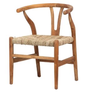 Silla Teca Natural 55x55x80 Cm