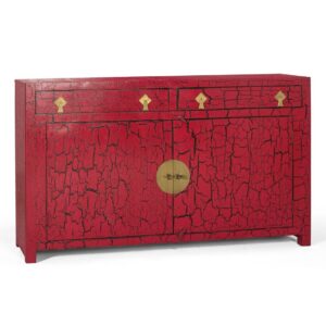 Aparador Oriental rojo 1