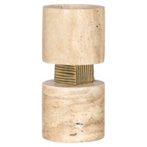 Candle holder Boaz beige small Kandelaar