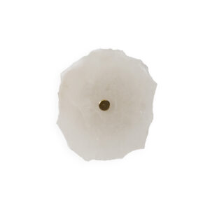 Aplique 15X20 Alabastro/Metal -- Natural/Dorado