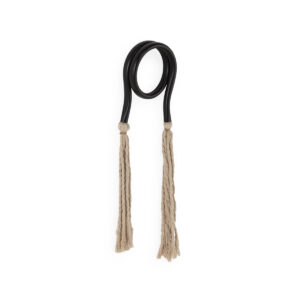 5x5x53 Metal/Cuerda -- Negro/Natural