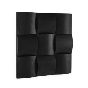 3x90 Madera Mdf -- Negro