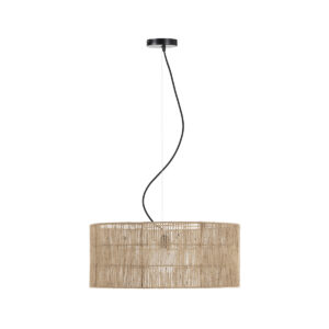 Lámpara de Techo 60x60x25/200 Yute -- Natural