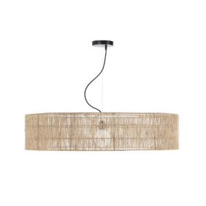 Lámpara de Techo 90x90x20/200 Yute -- Natural