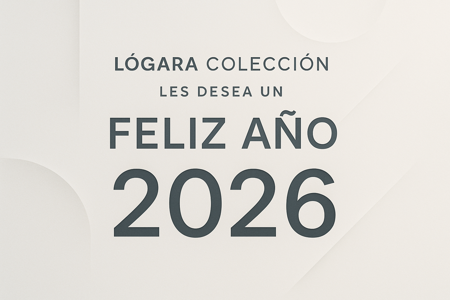 Lógara Colección Les Desea un Feliz Año 2026 - Feliz Año 2026