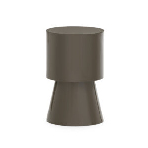 Mesa Auxiliar 30x30x49 Madera -- Verde Arcilla Brillo