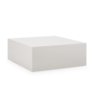 Mesa de Centro 100x100x40 Madera DMF -- Blanco