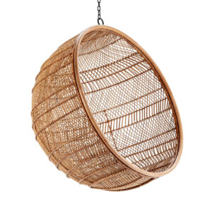 Sillón 70X104X105 Mimbre/Hierro Natural/Negro