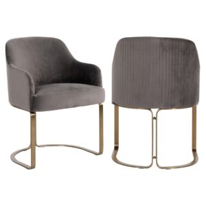 Silla de comedor Hadley terciopelo