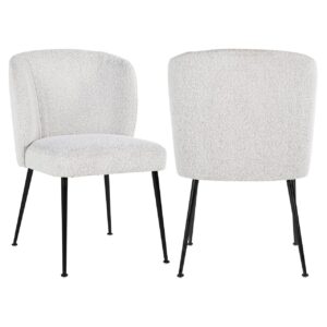 Silla de comedor Fallon blanca