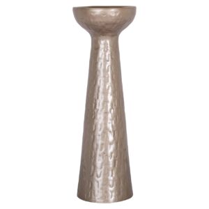 Portavelas Juana beige grande