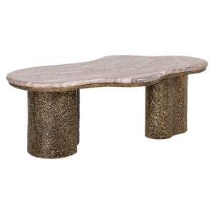 Coffee table Abandos brass antique Salontafel