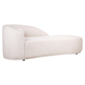 Sofá Emma crema chaise longue