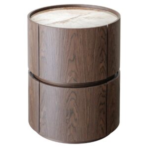 End table Ellery brown Bijzettafel