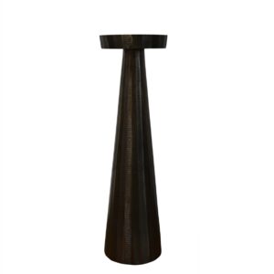 Candle holder Evola bronze L Kandelaar
