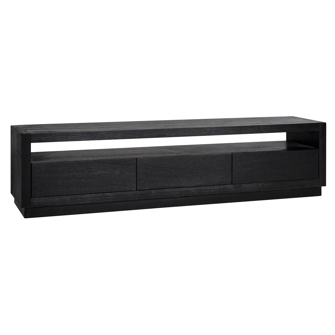 Mueble de televisión Oakura negro