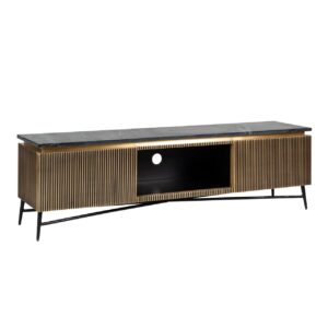 Mueble de TV Ironville dorado