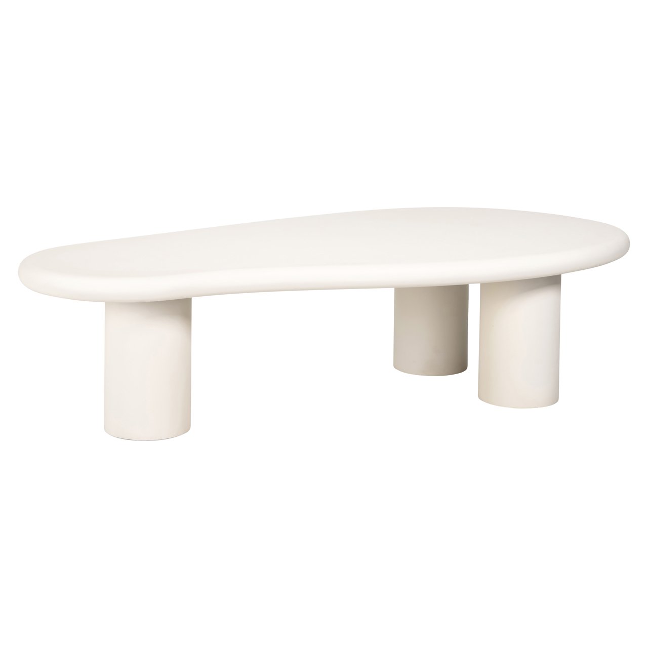 Mesa de café Bloomstone blanca 160x80
